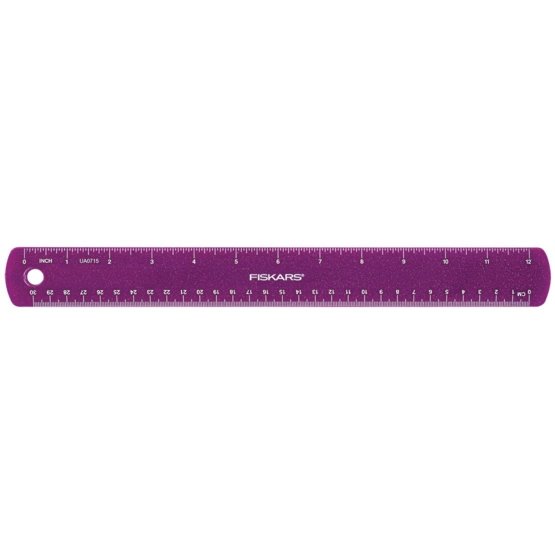 Regla para niños, Glitter purple 30 cm