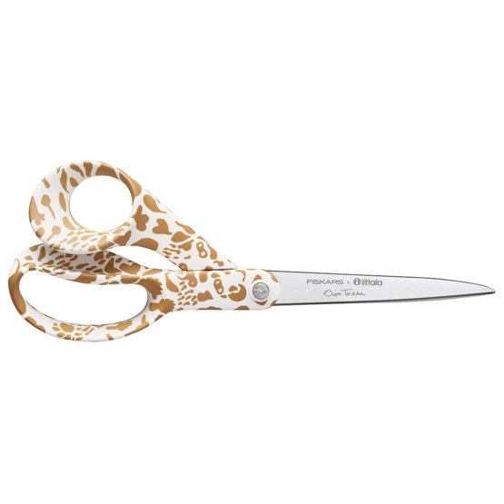 Tijeras Fiskars X Iittala, Cheetah marrón (21cm)